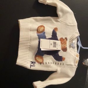 Baby boy Polo knit sweater.
